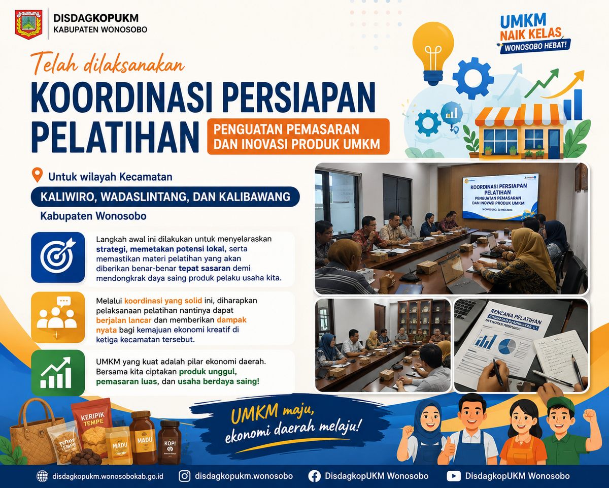 Matangkan Persiapan Pelatihan UMKM