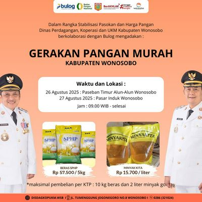 Gerakan Pangan Murah Wonosobo 2025
